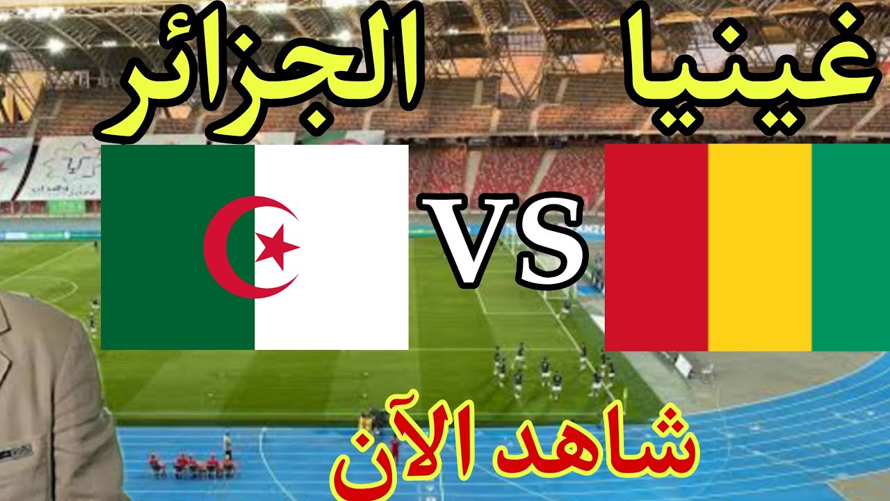 مشاهدة مباراة الجزائر وغينيا كاس افريقيا للمحليين